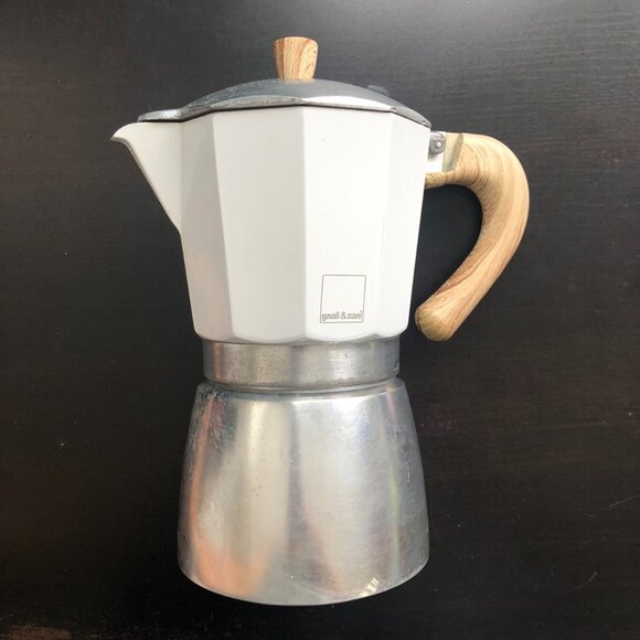 Gnali & Zani Large Italian Stove Top Espresso Coffee Maker Moka pot 8 Cup Italy - Picture 6 of 8